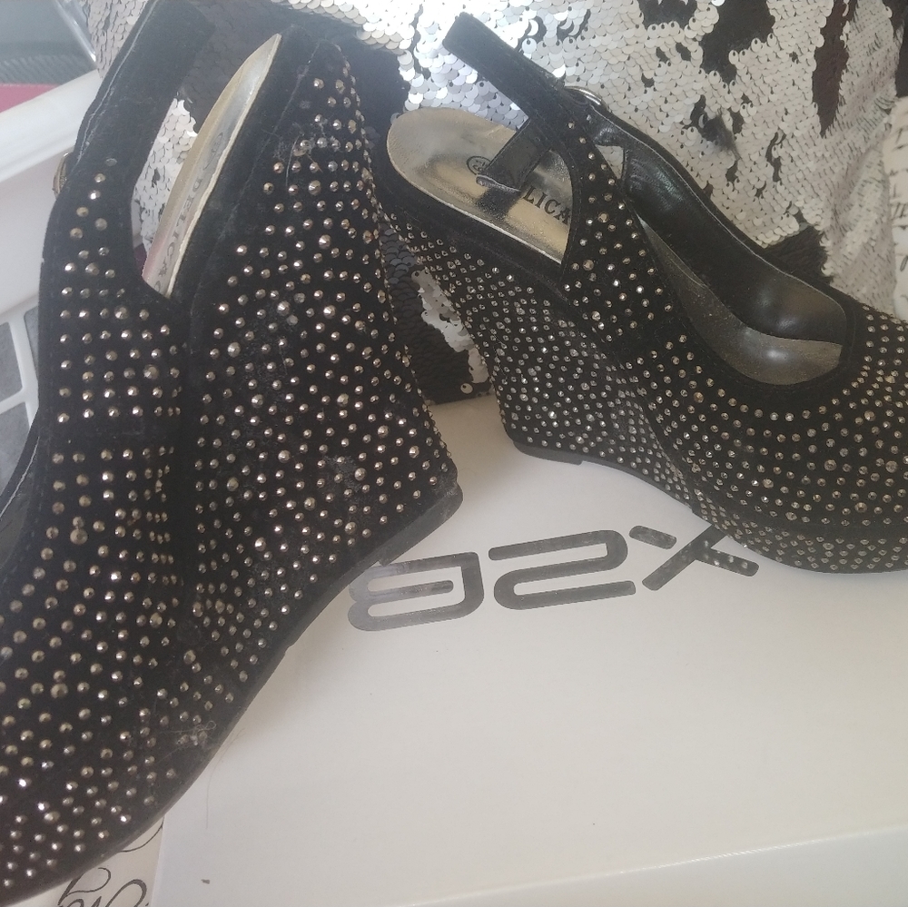 Bling Rhinestone Platforms - Picture 2 of 2